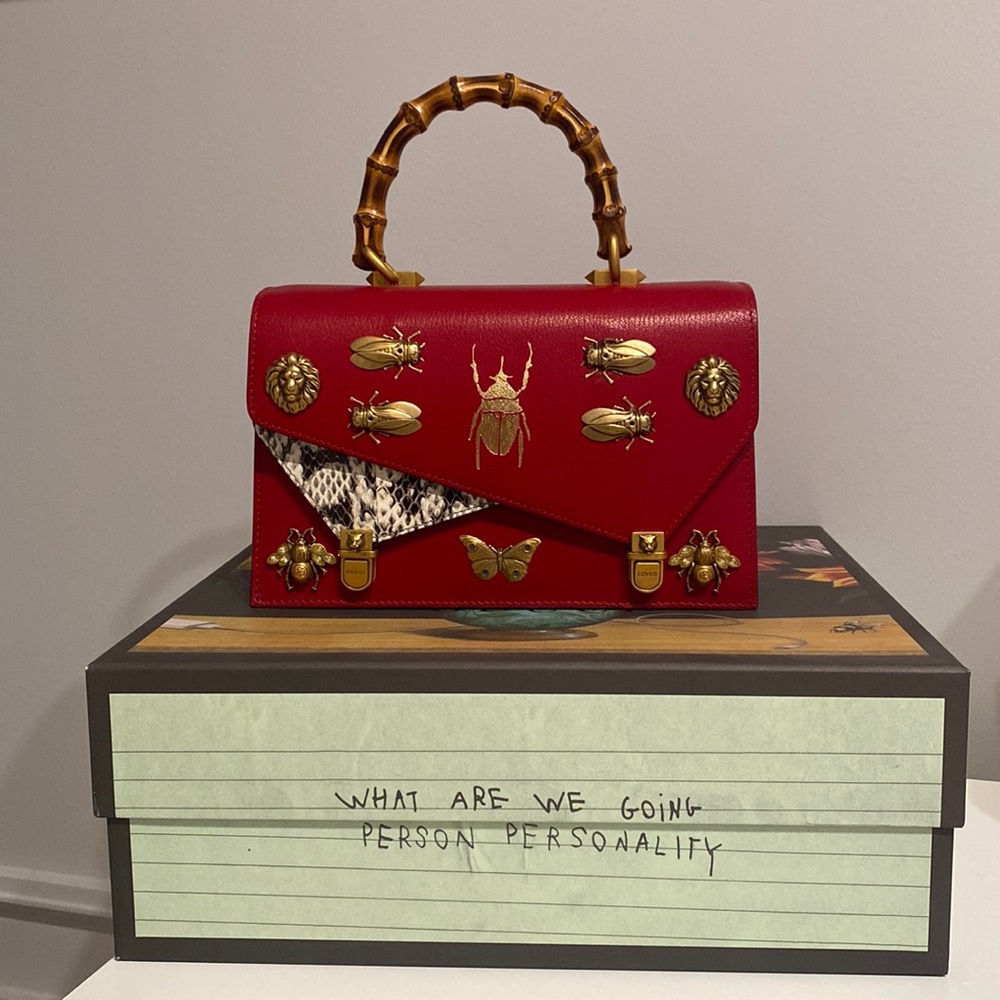 Rare Gucci top handle handbag, limited edition